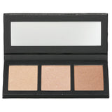 MAC Hyper Real Glow Palette featuring three gold highlighters for a radiant, cream-like glowing finish.