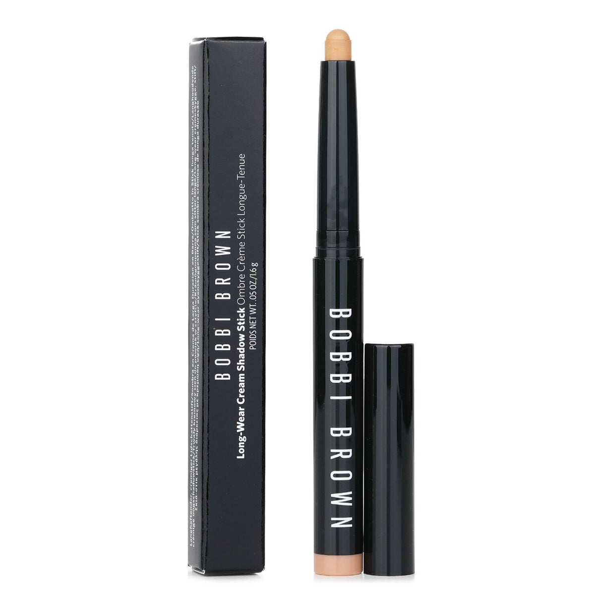 Bobbi Brown Long Wear Cream Shadow Stick in #Cashew, a waterproof eye shadow offering lasting wear and versatile application.