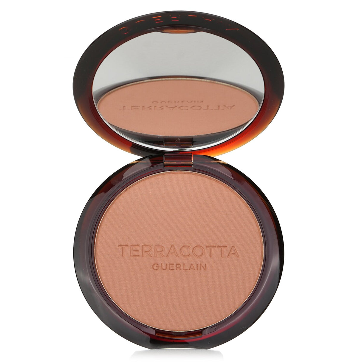 Guerlain Terracotta Bronzing Powder #02 Medium Cool; a silky, nourishing bronzer for a natural, sunkissed glow.