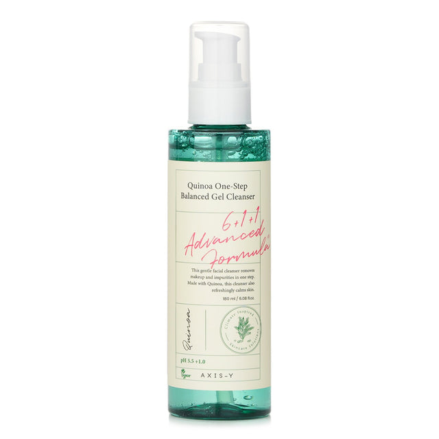 Nourishing gel cleanser for acne-prone skin, removes makeup and impurities while maintaining natural pH balance.