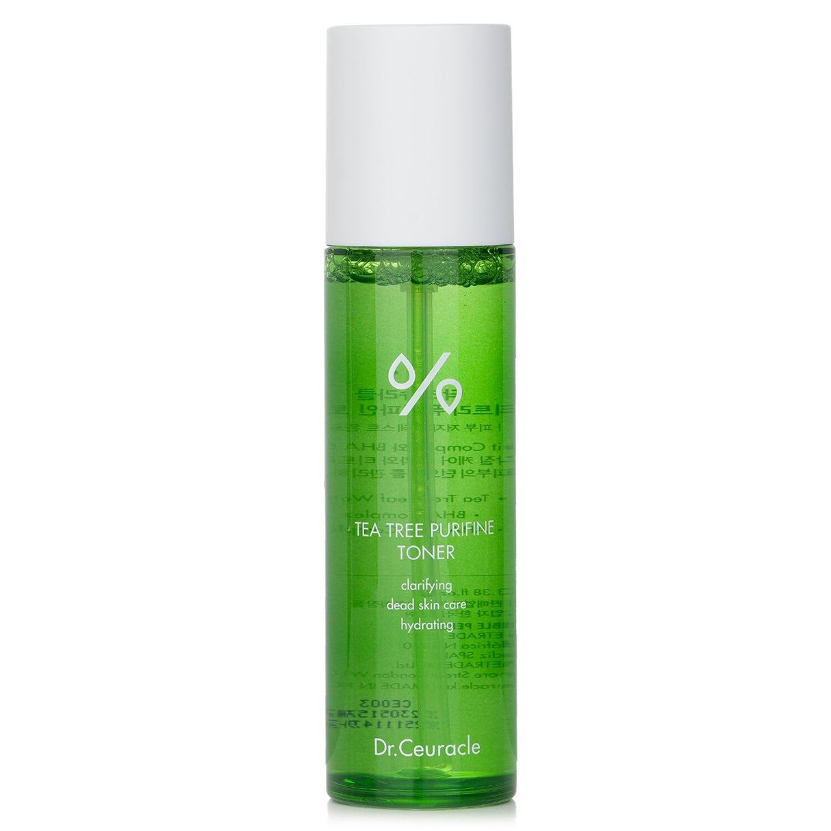 Dr.Ceuracle Tea Tree Purifine 70 Toner, a refreshing 100ml toner with 70% tea tree extract for clear, balanced skin.