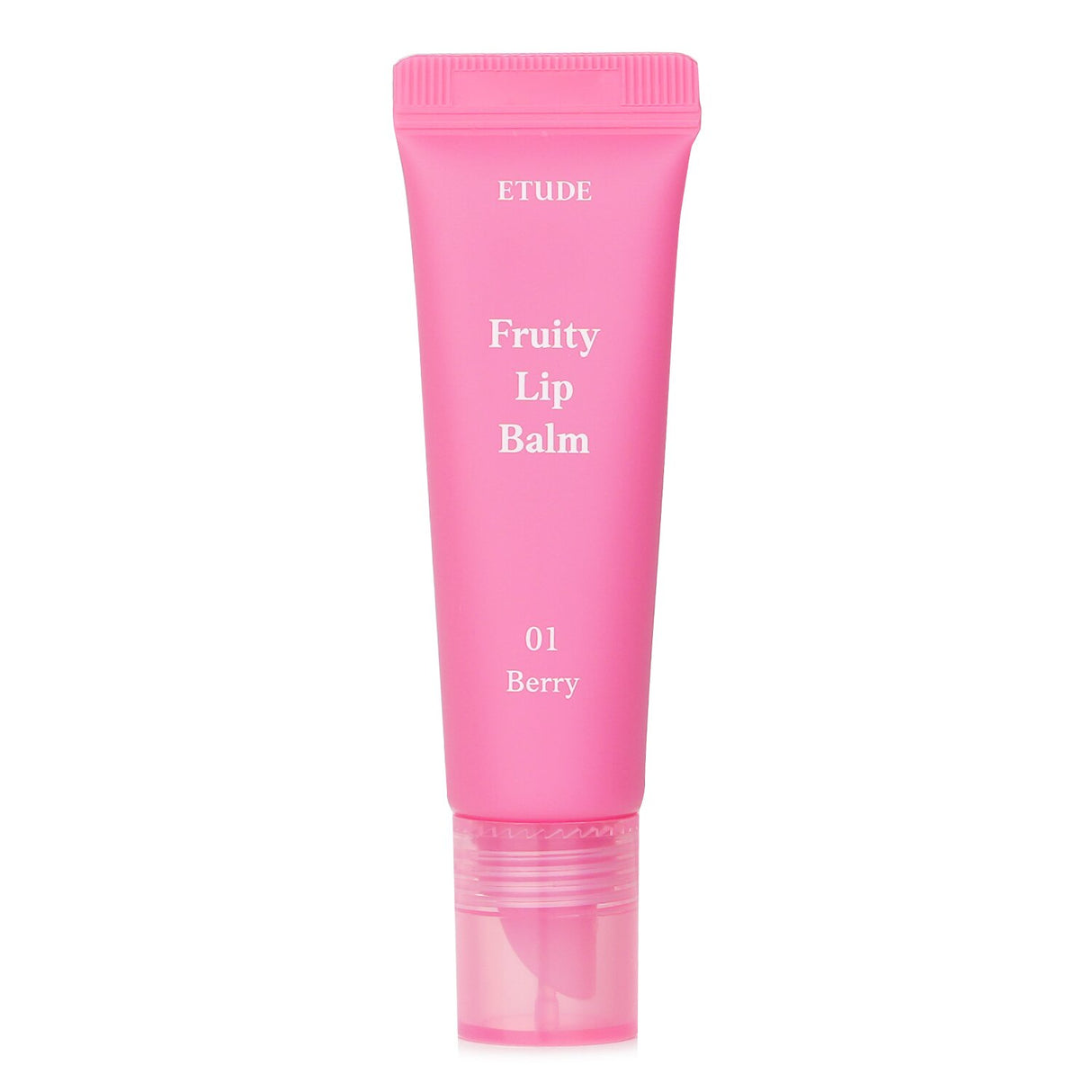 Etude House Fruity Lip Balm #01 Berry, 10g, vibrant berry hue, deep hydration, sweet scent, ideal for smooth lip makeup application.