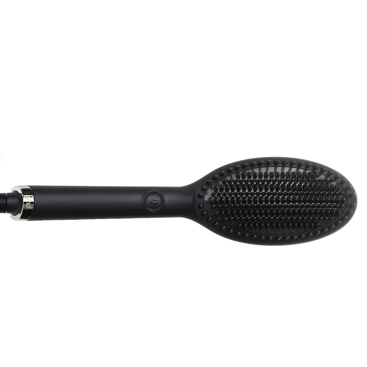 GHD Glide Smoothing Hot Brush in black for effortless salon-quality styling, reducing frizz with advanced ceramic and ioniser technology.