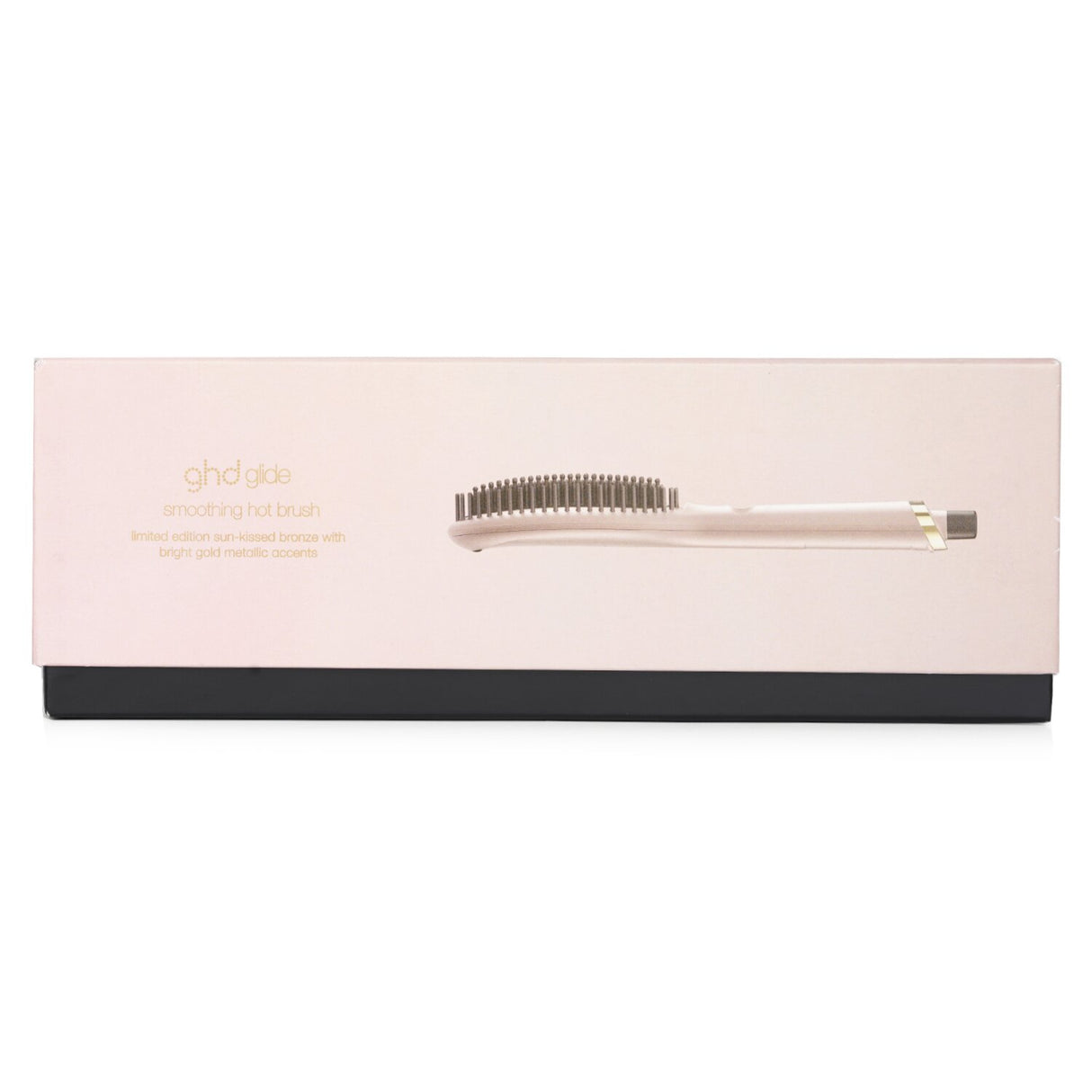 GHD Glide Smoothing Hot Brush in Bronze for sleek, frizz-free hair with efficient styling and even heat distribution.