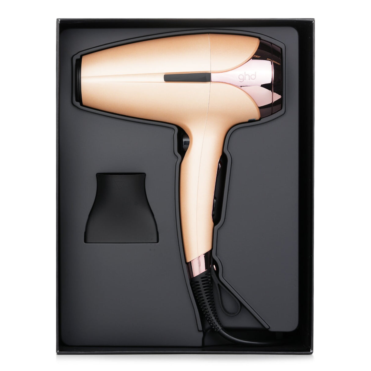 GHD Helios Professional Hair Dryer in Sun Kissed Desert, featuring powerful airflow, ionic technology, and ergonomic design for smooth styling.