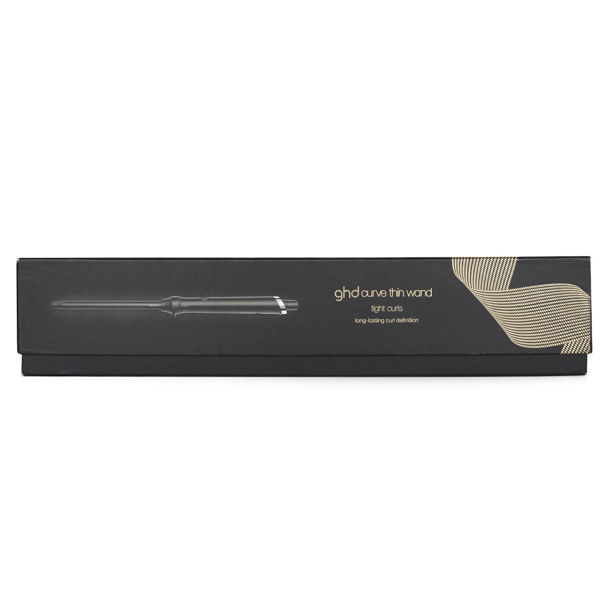 GHD Curve Thin Wand for tight, defined curls; 14mm ceramic barrel, heats quickly, ideal for all hair types.