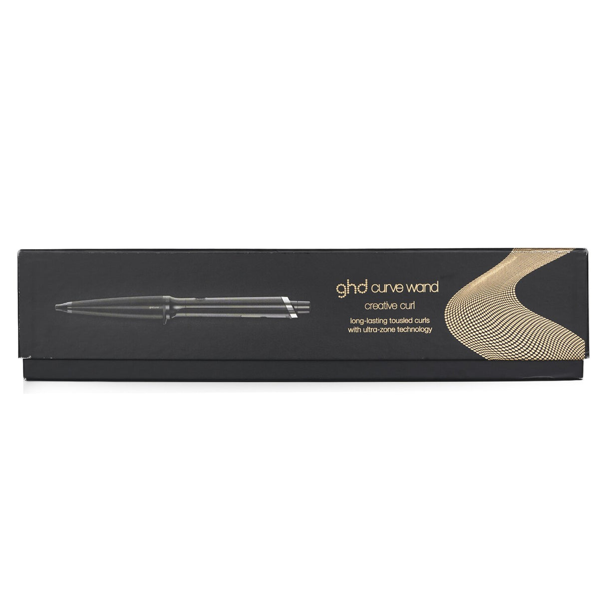 GHD Curve Wand in black, featuring a tapered barrel for effortless, long-lasting natural curls and quick heat-up technology.