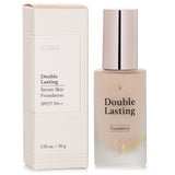 Etude House Double Lasting Serum Foundation SPF 27 #13C1, hydrating, lightweight with a natural glow for all skin types.