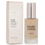 Etude House Double Lasting Serum Foundation SPF 27 in Neutral Beige offers a lightweight, radiant finish with moisturizing benefits.