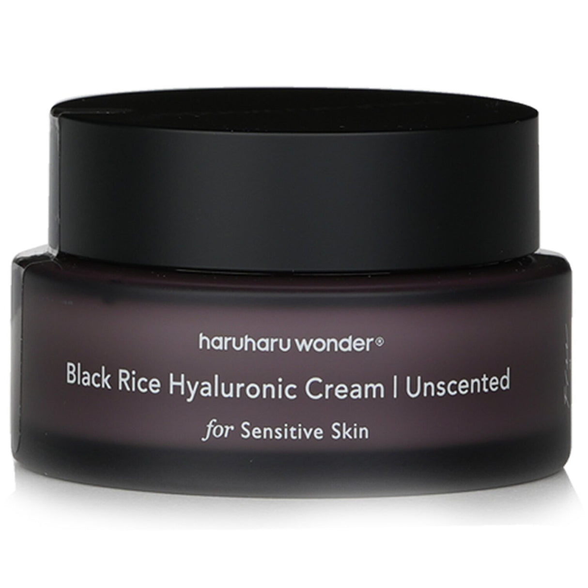 Hydrating unscented black rice cream with fermented ingredients for plump, smooth skin, free from harsh chemicals.