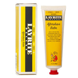 Layrite Aftershave Balm in a 118ml bottle, soothing and hydrating post-shave care with a subtle masculine scent.