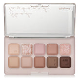 Lilybyred Mood Keyboard #02 Ash Mauve - 10.5g palette featuring 10 vibrant, jelly-textured shades for creative makeup looks.