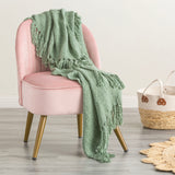 Renee Taylor Crystal 100% Acrylic Throw 130 x 170cms Juniper