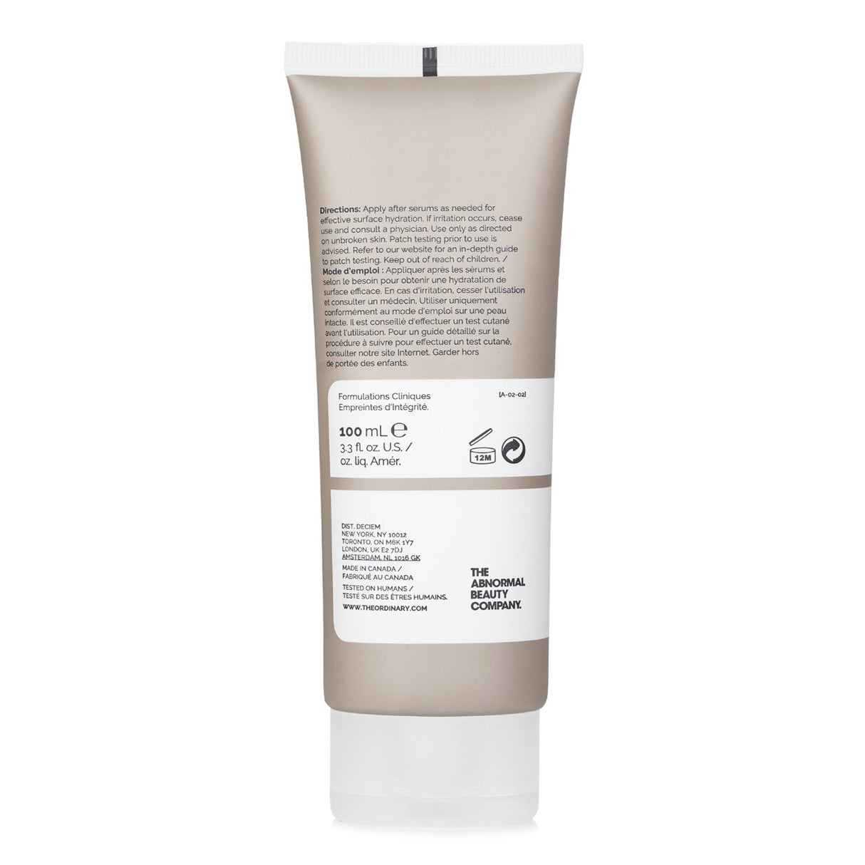 The Ordinary - Natural Moisturizing Factors + HA  - 100ml/3.3oz