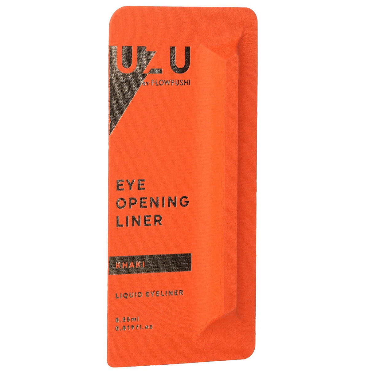 UZU Eye Opening Liner in #Khaki, a precision eyeliner pen with a fine brush for flawless, water-resistant application.