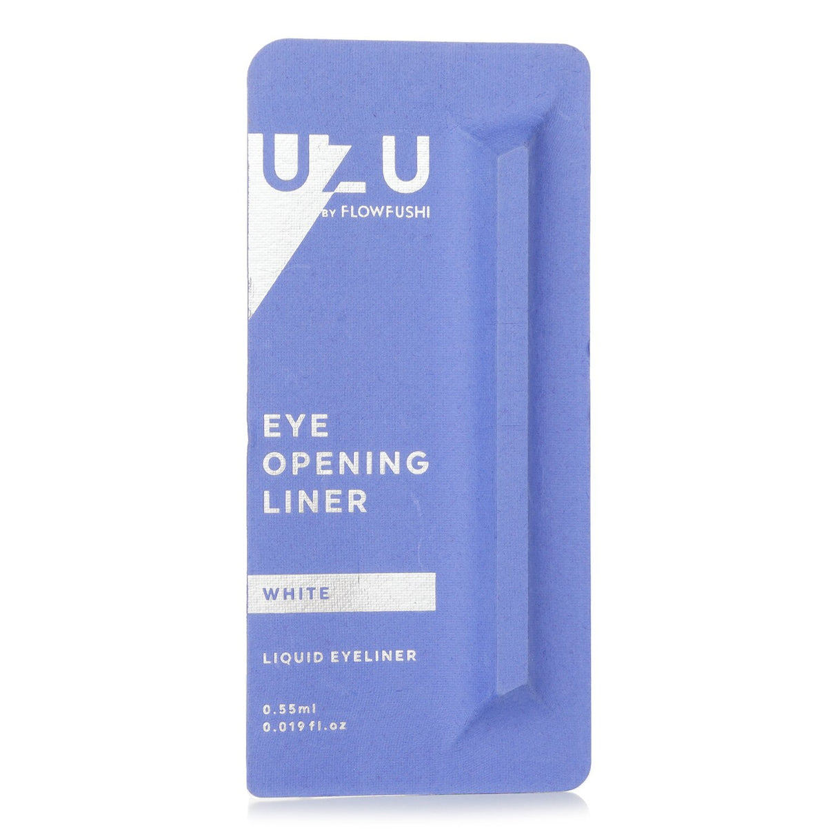 UZU Eye Opening Liner in #White, features a fine brush and waterproof formula for precise, long-lasting eye makeup application.