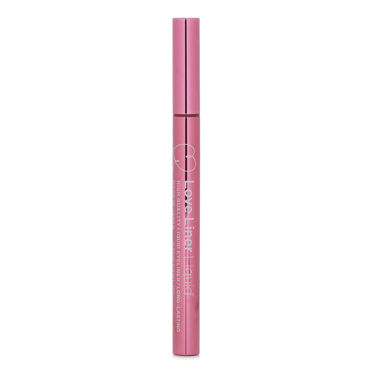 Rose Brown liquid eyeliner with ultra-fine pen tip; waterproof, long-lasting, and infused with beauty ingredients.