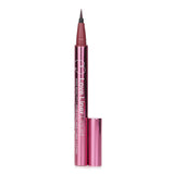 Liquid eyeliner in #Rose Brown with a 0.1mm tip for precise lines, waterproof, and infused with beauty ingredients.