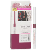 Creamy rosy brown eyeliner pencil with a versatile tip for precise lines, enriched with 10 beauty serums, easy to remove.