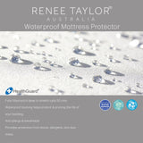 Renee Taylor Premium Waterproof Mattress Protector Queen