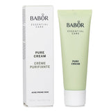 Babor Essential Care Pure Cream 50ml, a lightweight anti-spot solution with moisturizers for rejuvenating blemished skin.