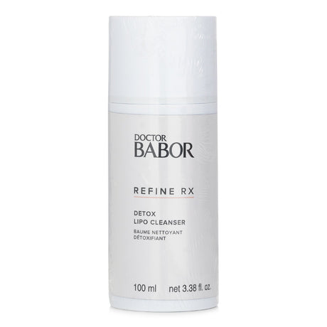 Babor Refine RX Detox Lipo Cleanser in salon size, a deep cleansing balm that melts into skin for a radiant complexion.