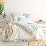 Renee Taylor Alison Yarn Dyed Cotton Reversible European Pillowcase Forest