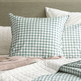 Alison Cotton Reversible Quilted Coverlet Set Q/K - 260 x 240+PC Forest