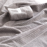 Renee Taylor Cambridge 650 GSM Textured 2 Pack Bath Sheet Fossil