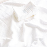 Renee Taylor Cambridge 650 GSM Textured 2 Pack Bath Sheet Snow