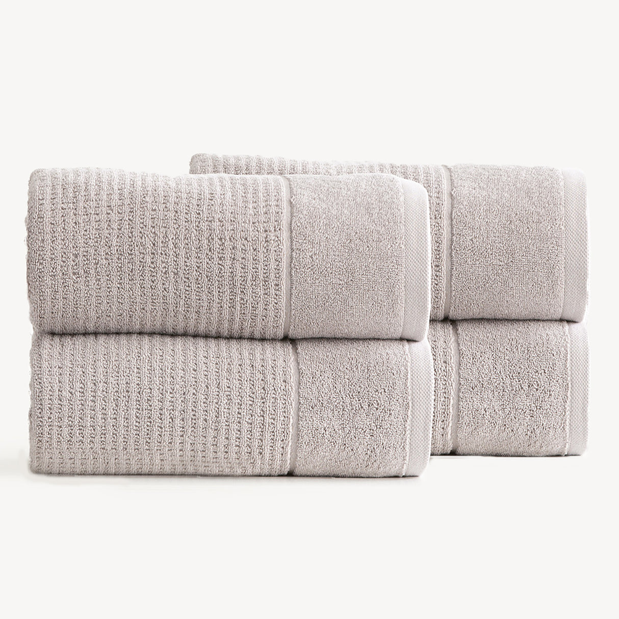 Renee Taylor Cambridge 650 GSM Textured 4 Pack Bath Sheet Pumice Stone