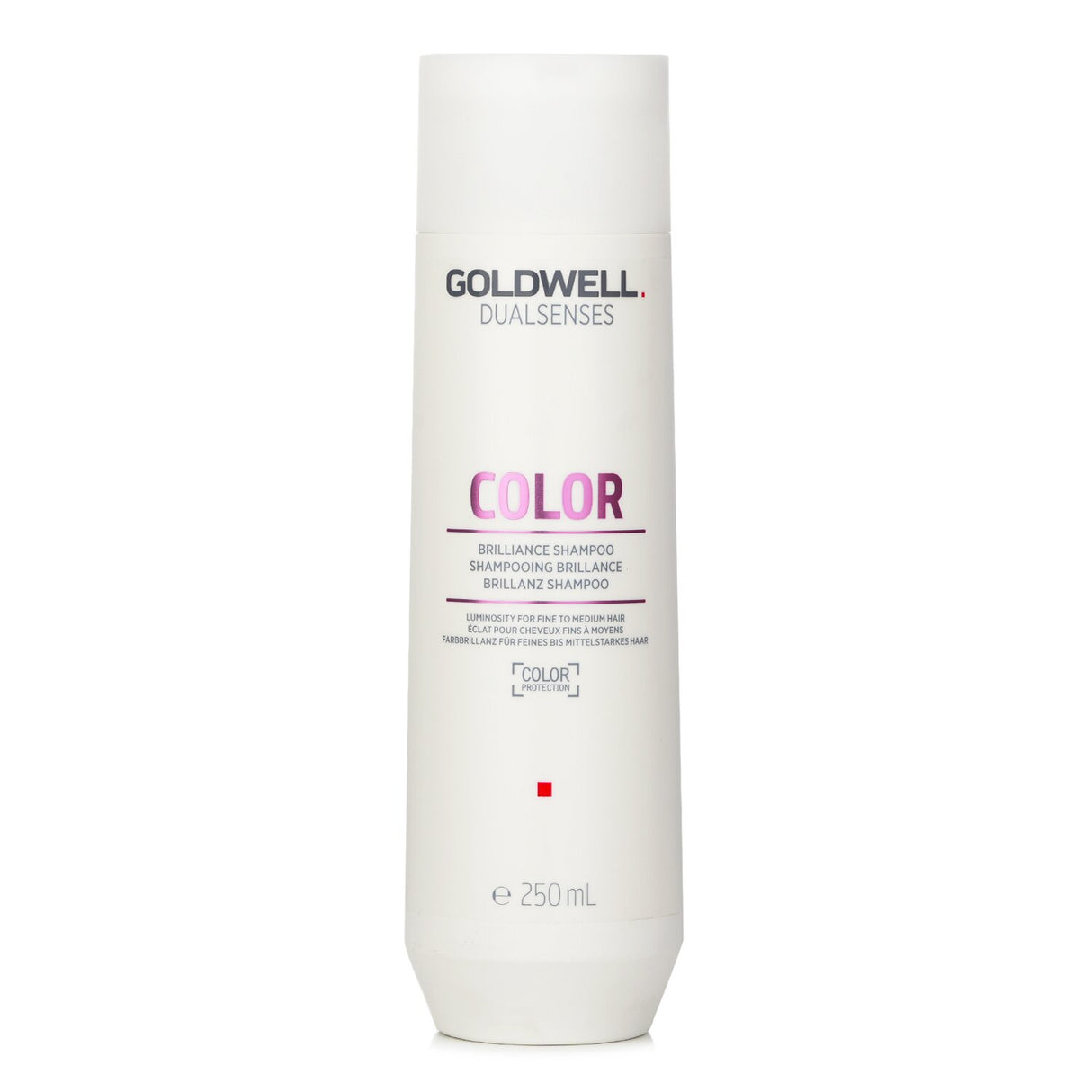 Goldwell Dualsenses Color Brilliance Shampoo 250ml enhances hair color luminosity with a fruity fragrance and innovative care ingredients.