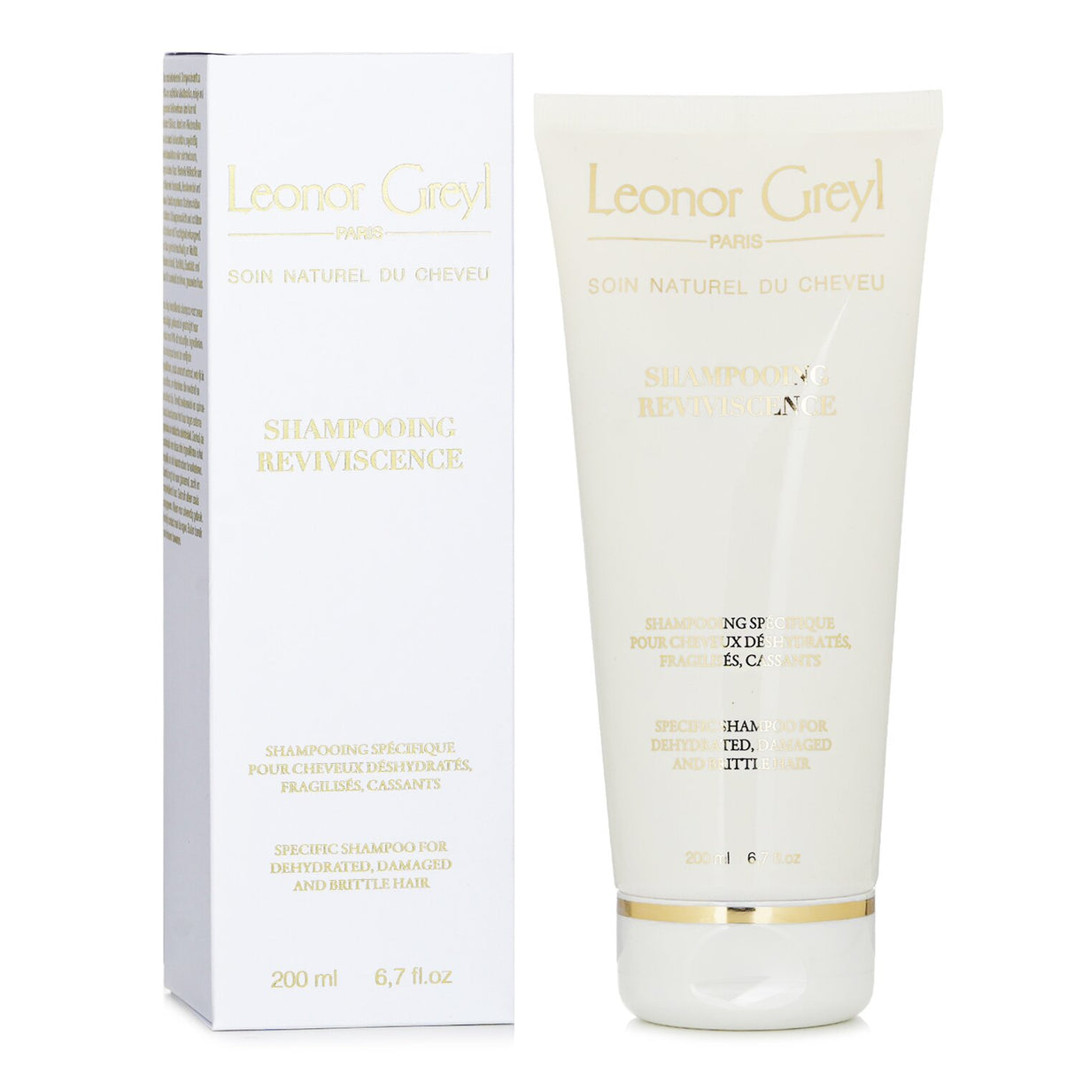 Luxurious Leonor Greyl Shampoo for dehydrated, damaged hair; enriched with natural ingredients for hydration and protection.