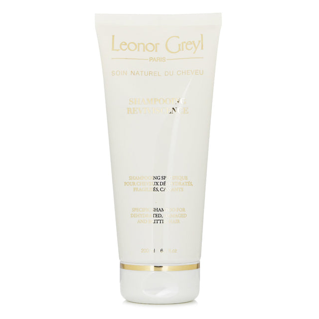 Leonor Greyl Shampooing Reviviscence for dehydrated, damaged hair; 94% natural formula with Amaranth, sea lavender, and quinoa.