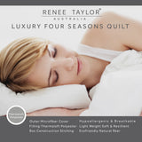 Renee Taylor 400 GSM Luxury All Season Thermaloft Microfiber Quilt Super King