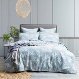 Native Cotton Jacquard  Euro Pillowcase French Blue