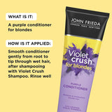 John Frieda Conditioner Purple Violet Crush Tube 250mL