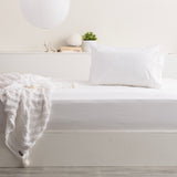Park Avenue 500 Thread Count Bamboo Cotton Combo Sheet Set King Single White