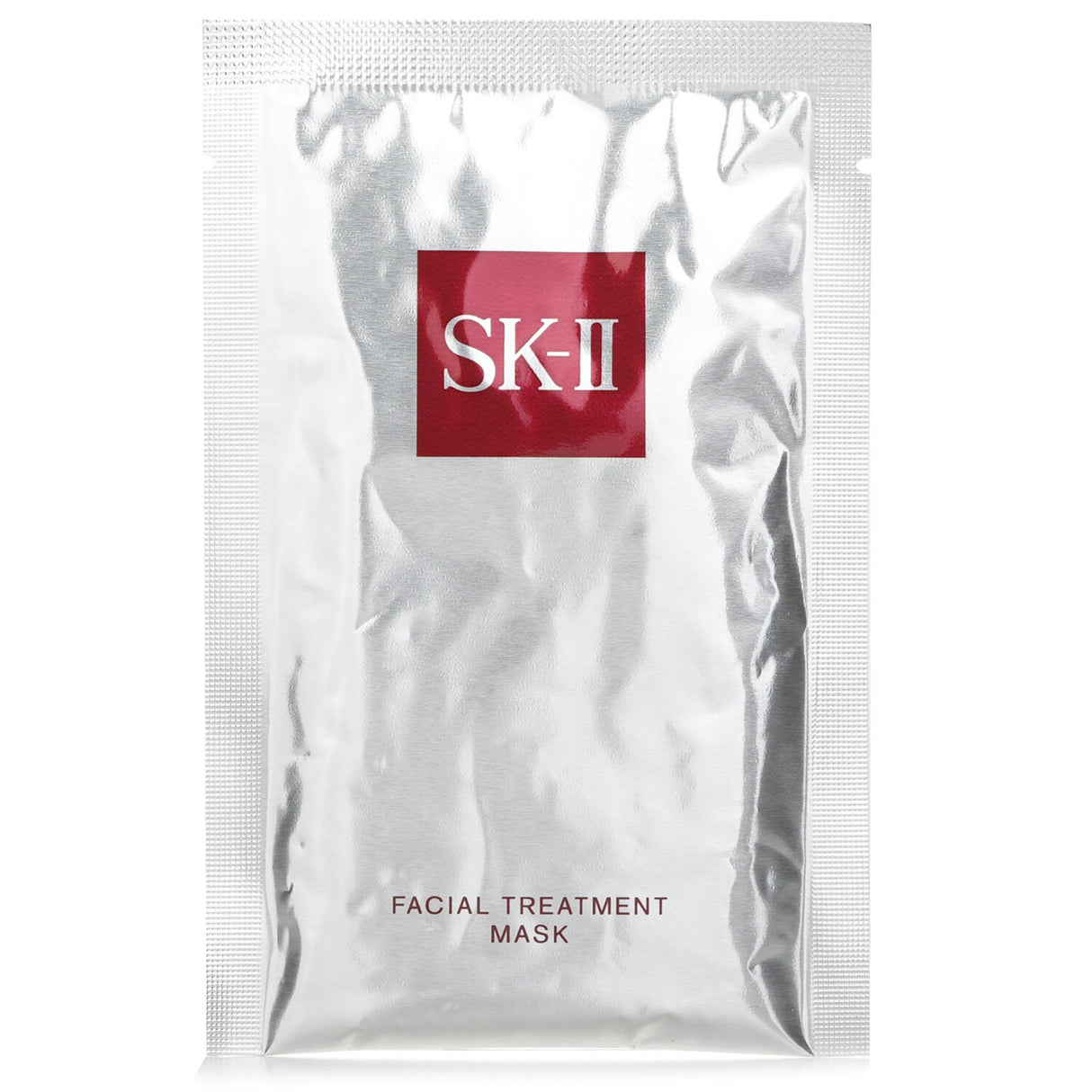 SK II Facial Treatment Mask pack of 10 sheets, infused with Pitera for hydration, blemish lightening, and fine line smoothing.