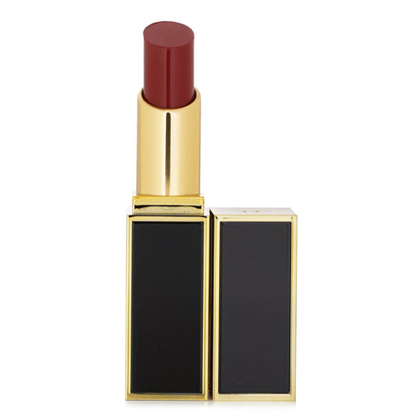 Tom Ford Lip Color Satin Matte in #90 Fete, a vibrant, hydrating lipstick with a satin matte finish for bold, plump lips.