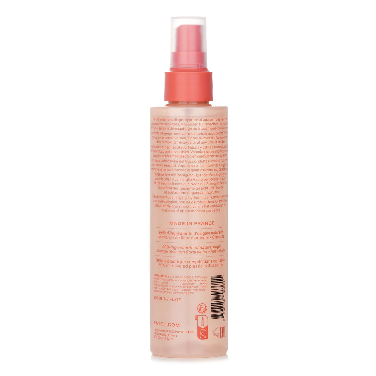 Payot Nue Gentle Toning Mist (For Face & Eyes) 200ml/6.7oz