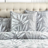 Renee Taylor Raven Jacquard Euro Pillowcase Charcoal