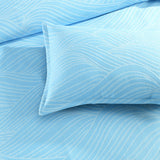 Renee Taylor Oscillate Jacquard Euro Pillowcase Sky