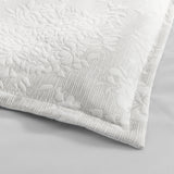 Renee Taylor Chloe Jersey Jacquard Euro Pillowcase Ivory