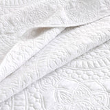 Renee Taylor Asher Jacquard European Pillowcase White