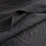 Renee Taylor Asher Jacquard Coverlet Set Queen/King Grey