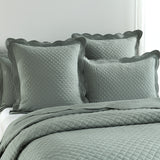 Renee Taylor Scallop Jacquard Coverlet Set Super King Juniper