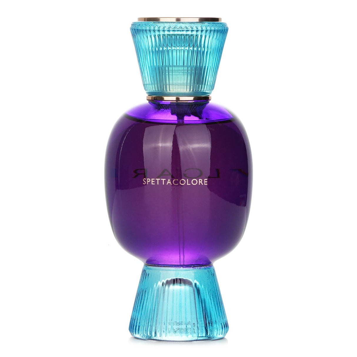 Luxurious Bvlgari Allegra Spettacolore Eau De Parfum in a 100ml bottle, featuring vibrant fruity and floral notes.