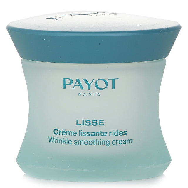 Payot Lisse Wrinkle Smoothing Cream in a 50ml jar, enriched with natural ingredients for youthful, radiant skin.