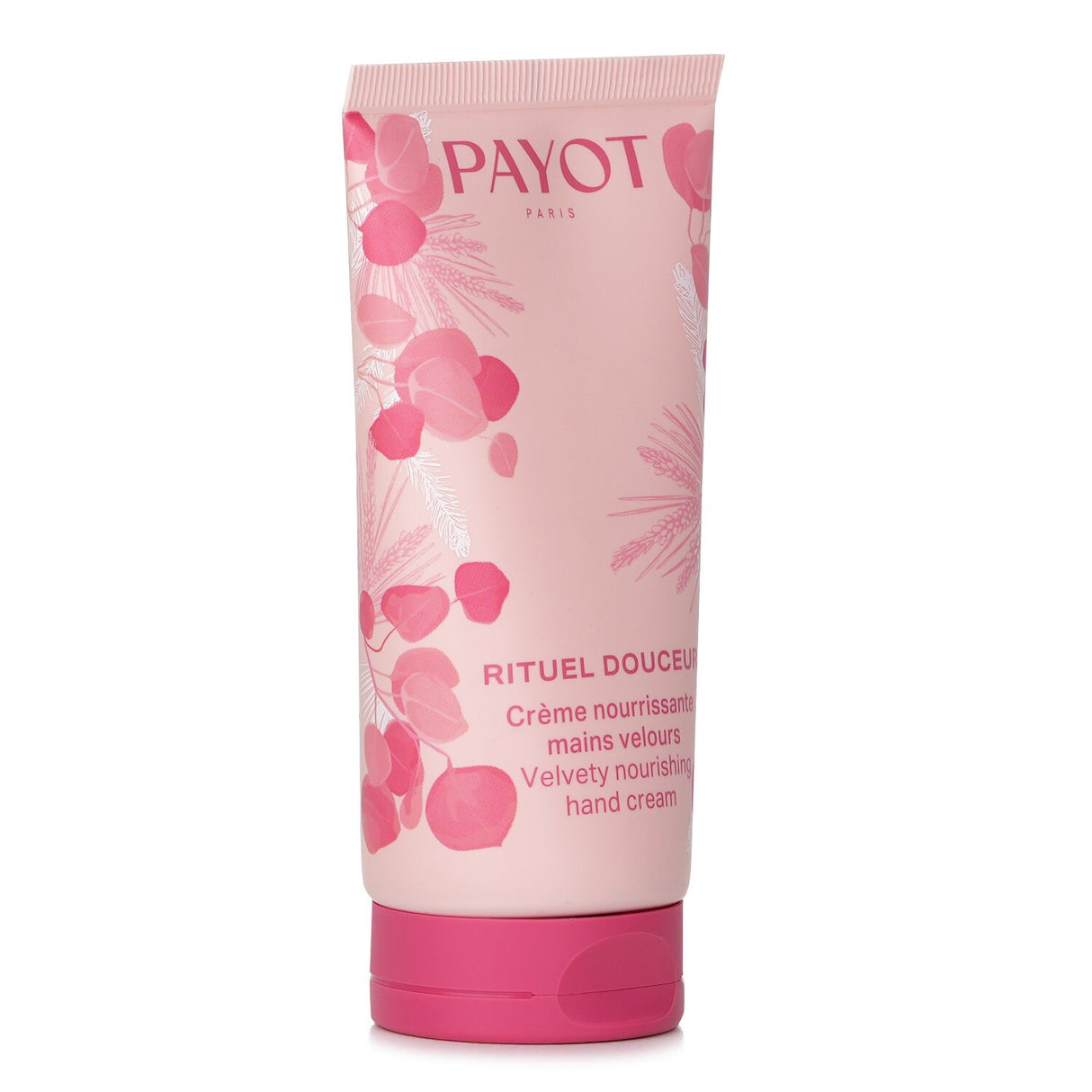 Luxurious Payot hand cream enriched with honey extract for deep nourishment, non-greasy and perfect for fragile hands.